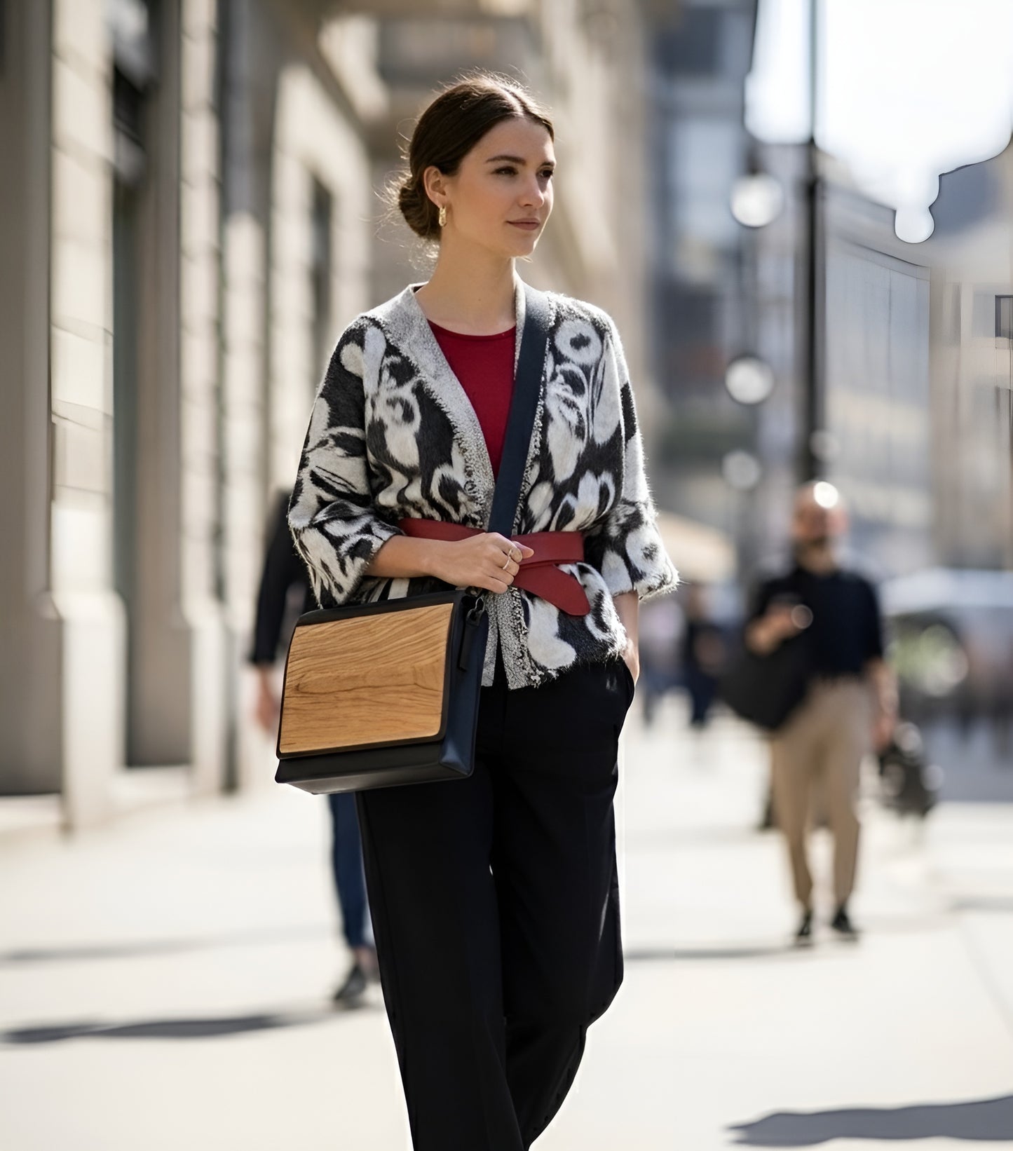 Florale Langflor-Jacke