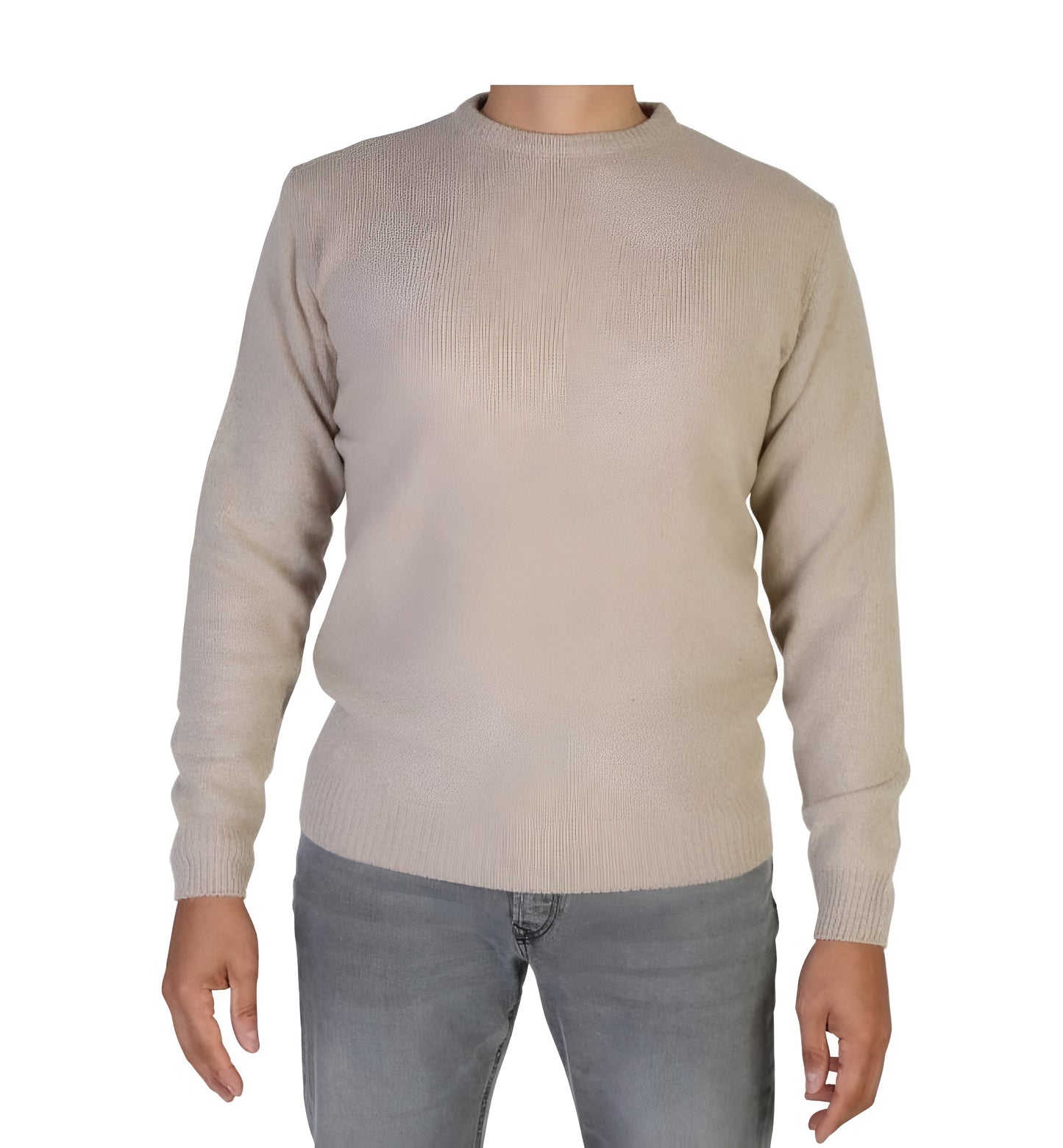Men’s Crewneck Sweater in Pure Cashmere