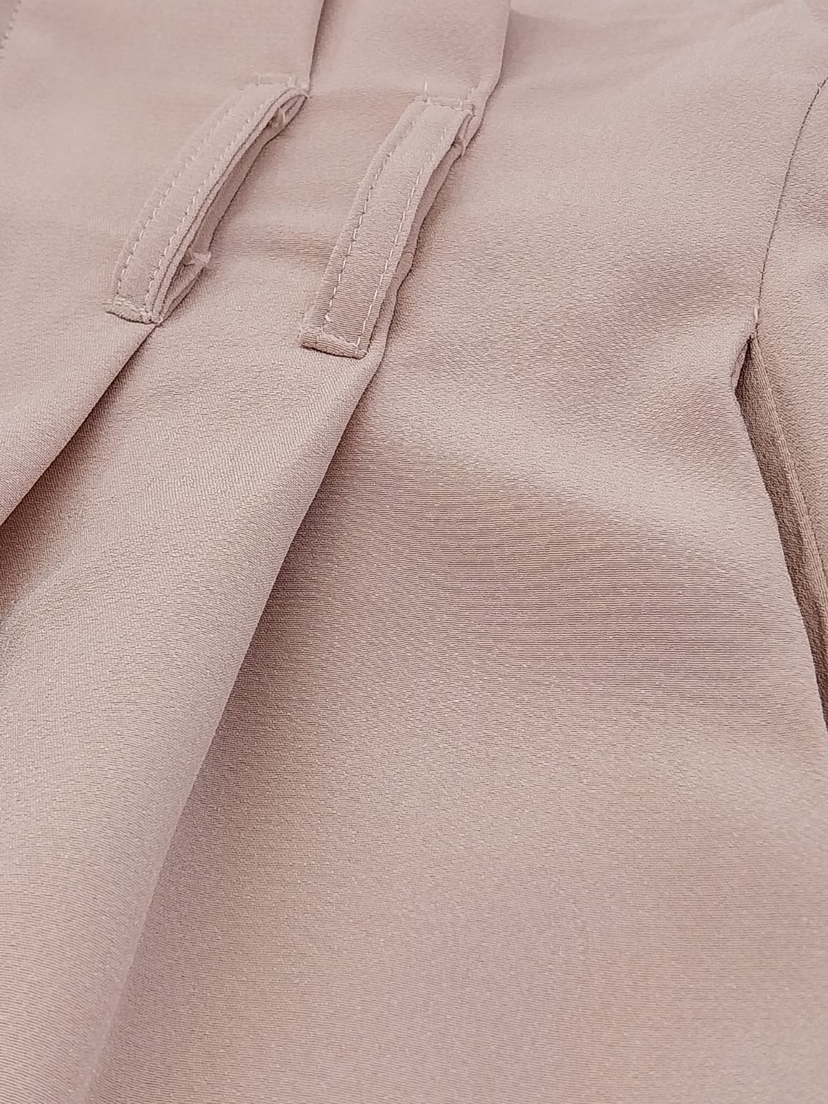 Beige Palazzo Trousers with Pleats