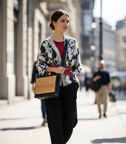 Florale Langflor-Jacke